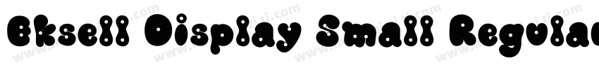 Eksell Display Small Regular字体转换